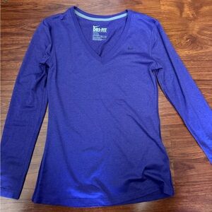 Nike Women's Long Sleeve Purple Top